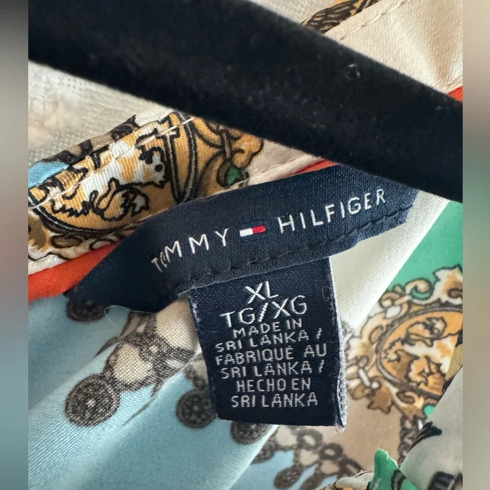 Tommy Hilfiger Blue and Gold Patterned Apparel - Picture 2 of 6